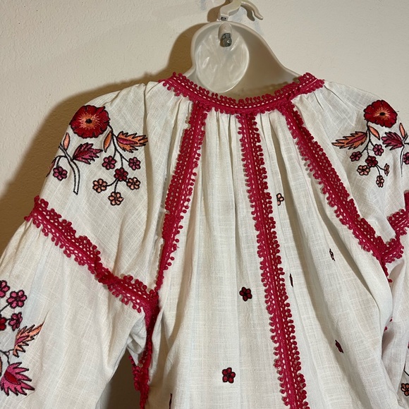 Anthropologie Ranna Gill Hadley Embroidered Dress XS - Picture 10 of 11